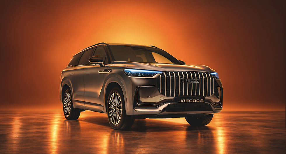 Der neue Jaecoo 8 - großzügiger Raum, souveräne Leistung und Premium-Komfort auf drei Sitzreihen