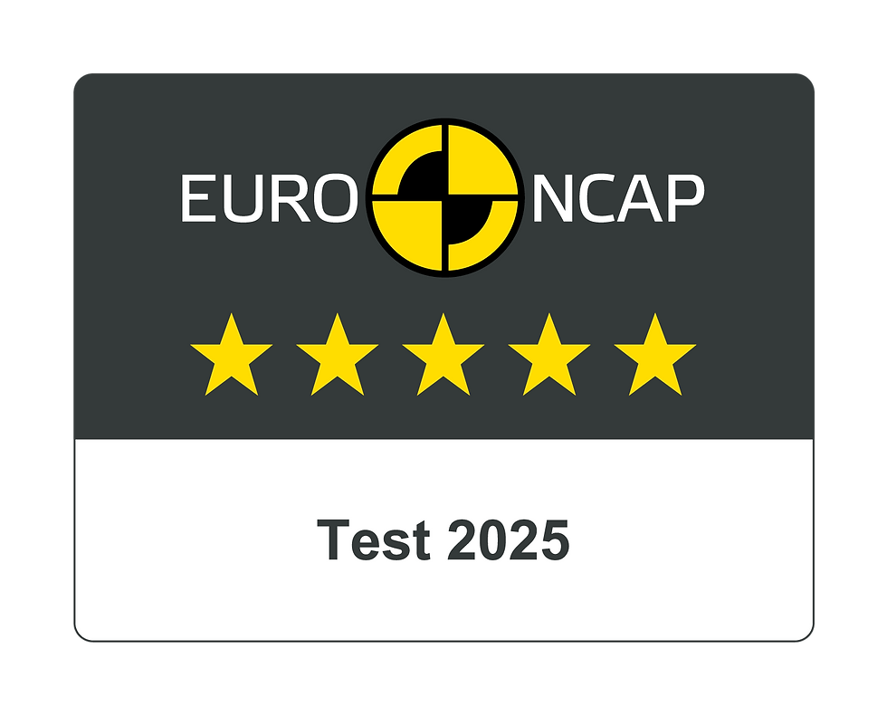 Höchste Sicherheit: 5 Sterne-Standard und Bestnote beim Euro NCAP Crashtest für alle Modelle