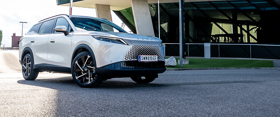 Das neue Omoda 7 SUV Fahrzeugmodell - Coupé-Design mit großzügigem Komfort und smarter Technologie