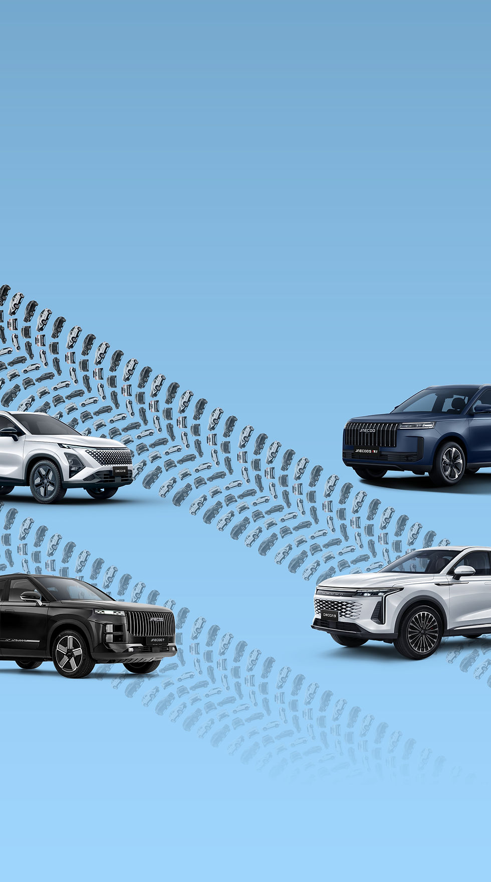 Vier Bridgestone Winterkompletträder mit Alufelgen inklusive beim Kauf eines OMODA | JAECOO Modells