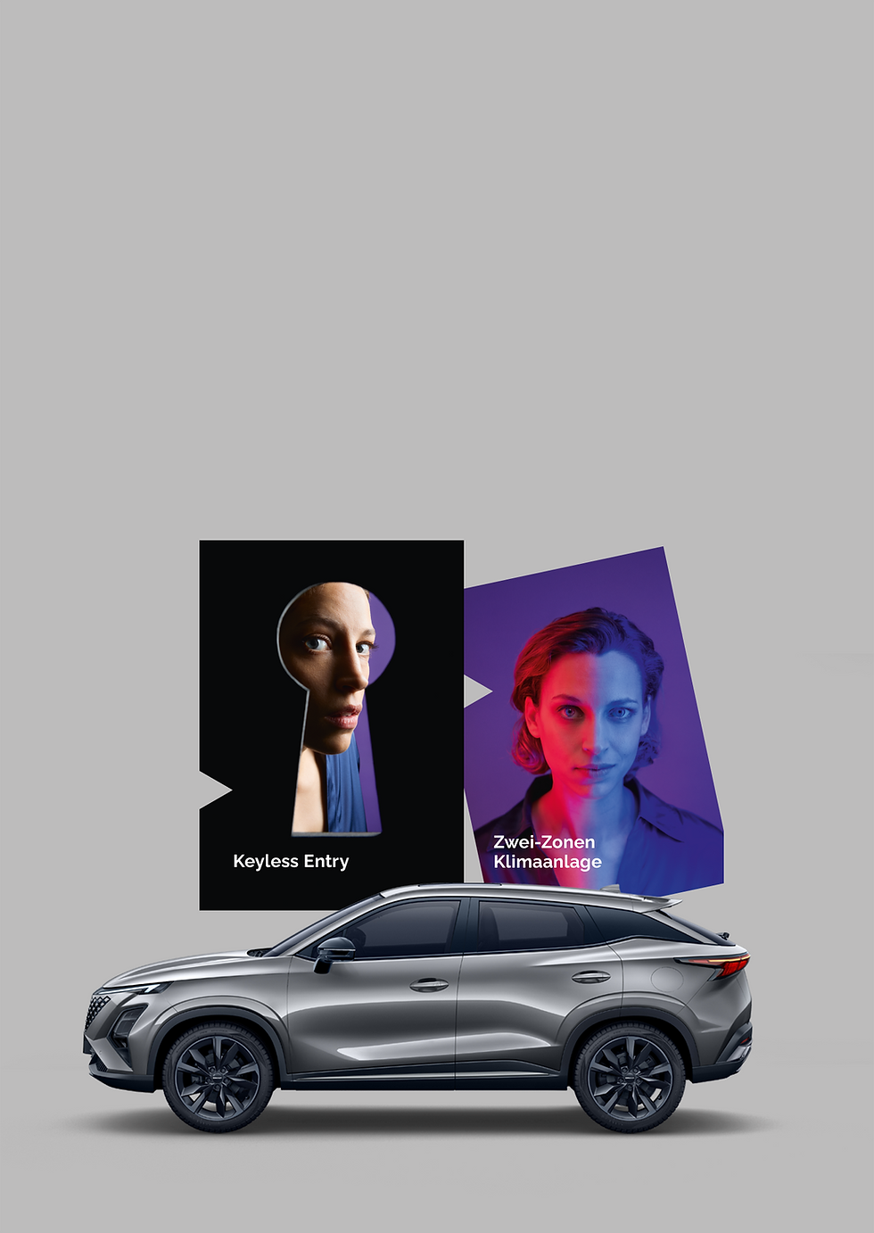 Sportliches Design, smarte Technologie, serienmäßiger Komfort. Alles drin. Im neuen Omoda 5.