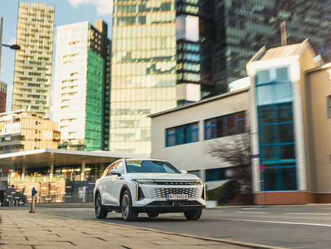 OMODA 9 PHEV Flaggschiff bei der Österreich-Premiere am Wiener Cobenzl
