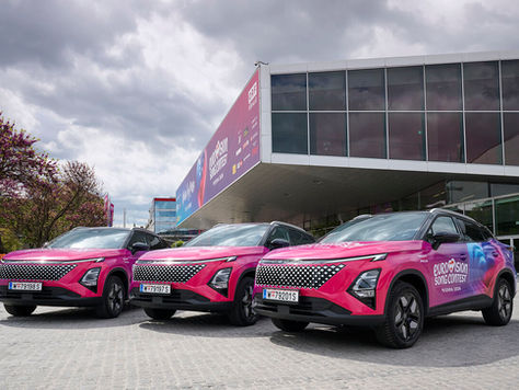 Fahrzeugübergabe von OMODA und JAECOO an den ORF zum Eurovision Song Contest 2026